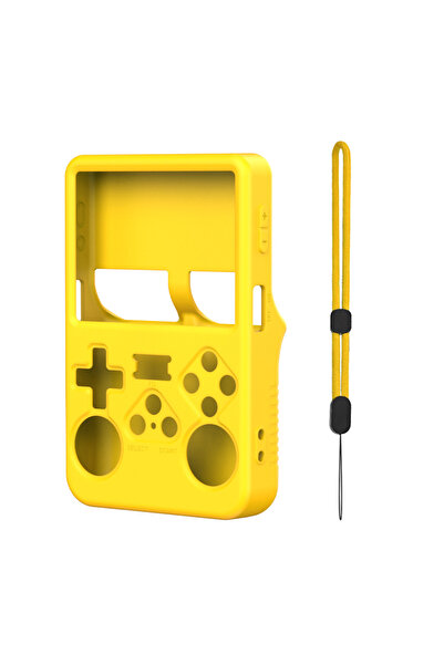 Choice غطاء سيليكون ناعم باللون الأصفر لجهاز الألعاب المحمول R36S Retro، غطاء...