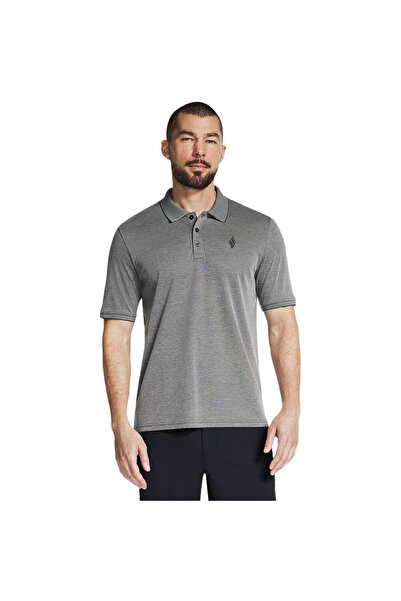 SKECHERS T-shirt Off Duty Polo, Gray, Men