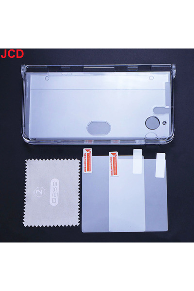 Choice غلاف وغطاء JCD لجهاز الألعاب DSI NDSi XL LL، غلاف واقٍ من البلاستيك الصلب والشفاف من الكريستال