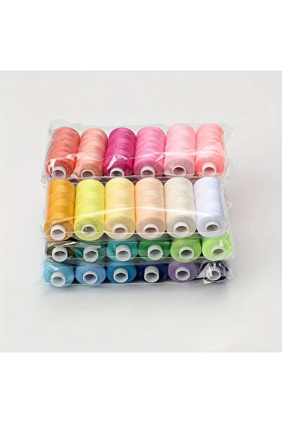 Choice مجموعة صندوق خيوط الخياطة اليدوية ZH-2265، 36 لونًا، مع خيط بلون ثابت،...