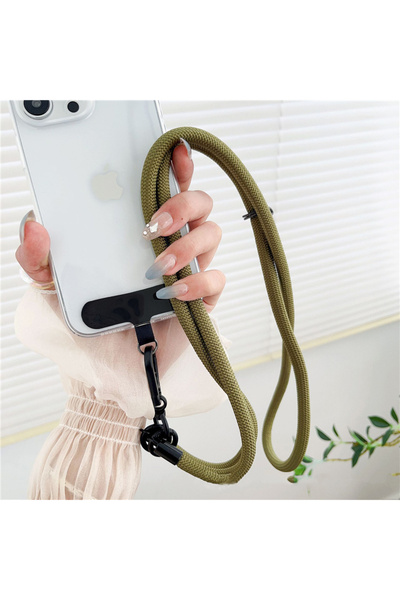 Choice Other Dark green 1pc Outdoor Mobile Phone Hanging Rope Crossbody Backa...