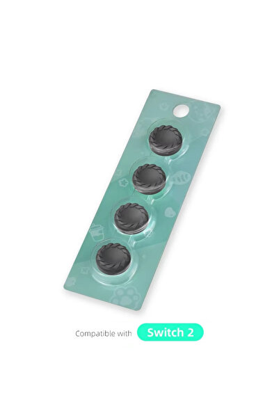 Choice أغطية قبضة الإبهام السيليكونية BKBK4 DATA FROG لوحدة تحكم Switch 2 Joy...