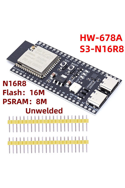choice2 لوحة تطوير S3 N16R8 ESP32 S3 ESP32-S3-DevKitC-1 وحدة واي فاي بلوتوث 2.4 جيجا بايت لـ Arduino PS 8 ميجا بايت
