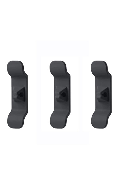 Choice 3PCS Black Cord Wrapper Cable Holder Clip Clamp Cord Organizer Cables Storage For Kitchen Appliances
