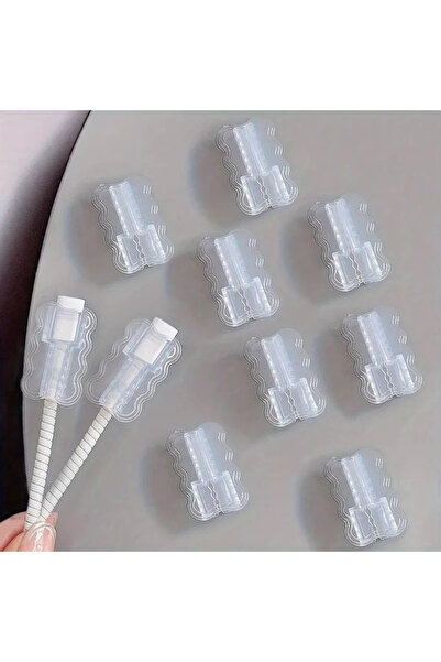 Choice 10pcs 5/10Pcs Transparent Data Cable Protector Anti-Breakage Wear-resistant Data Cable Sleeves Doubl
