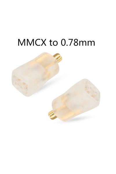 Choice MMCX إلى 0.78 مم 3 OKCSC 1 زوج موصل دبوس تحويل واجهة سماعة الرأس HIFI قابس سماعة الرأس MMCX J