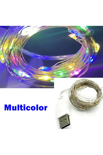 Choice 3 متر - 30 ليد RGB USB سلك نحاسي أضواء جارلاند الجنية LED سلسلة أضواء ...
