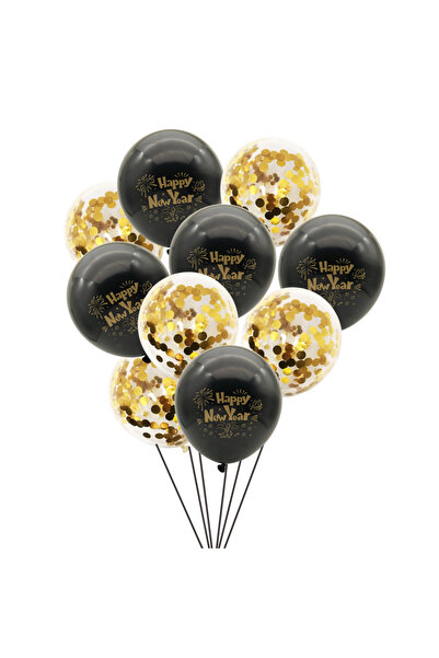 Choice 10 قطع 12 بوصة، كيس واحد 12 بوصة، بالونات لاتكس كونفيتي، حفلة رأس السن...