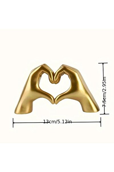 DUTRIEUX تماثيل منحوتة من الراتنج الأبيض على شكل لفتة حب، زينة مكتبية، تماثيل...