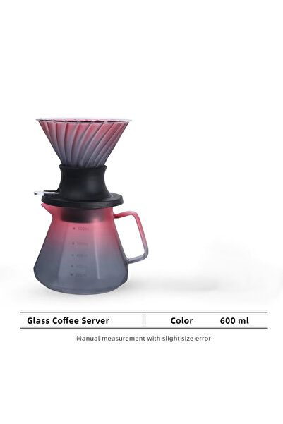 Choice S950C set High Quality Luxury Handmade Borosilicate Glass Pour Coffee ...