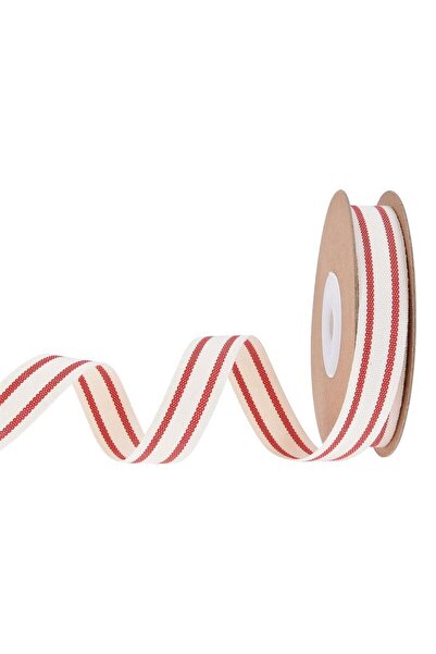 Choice 1-1.5 سم 1.5 سم 1 لفة 1 لفة شريط قطني مخطط، شريط ساتان طبيعي للإكسسوار...