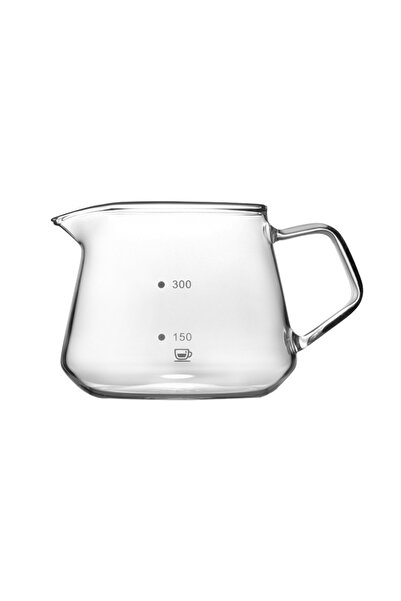 Choice كوب قهوة شفاف 450 مل 450/600 مل، قهوة مُحضرة يدويًا، وعاء مُشترك، كوب ...