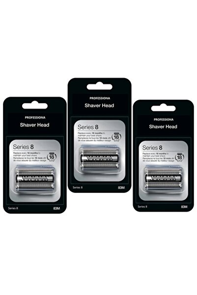 Choice1 3pc-----83M 83M Replacement Head Compatible with Braun Series 8 S8 El...