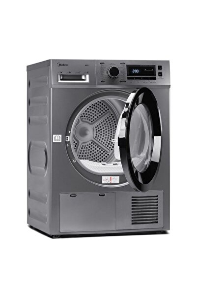 Midea مجفف ملابس أمامي - مكثف - 8 كجم - 16 برنامجًا - MDG80CS