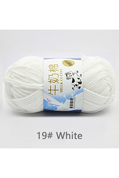 Choice LNMMX-19 50 غرام/مجموعة خيوط قطن حليبية عالية الجودة من 5 خيوط، صوف نا...