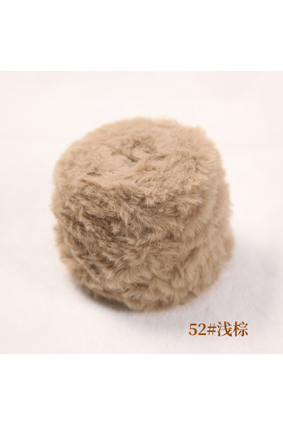 Choice 52-1 قطعة 50 جرام/لفة غزل فرو صناعي من صوف المنك للحياكة اليدوية خيط س...