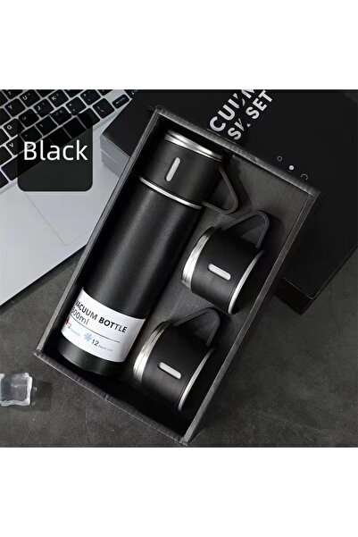 Choice 500ml Black 304 Stainless 500ml Steel Vacuum Insulated Water Bottle Po...