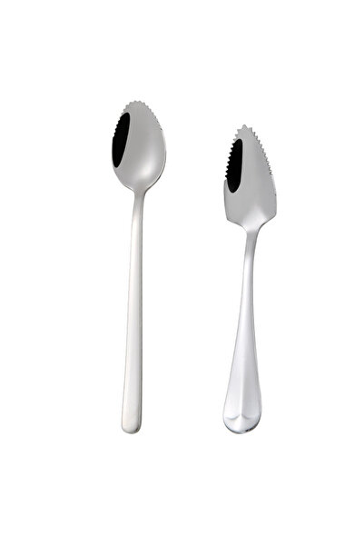 Choice 1set Stainless Steel Tea Spoon Home Grapefruit Ice Cream Dessert Spoon Serrated Edge Fruit Coffee St
