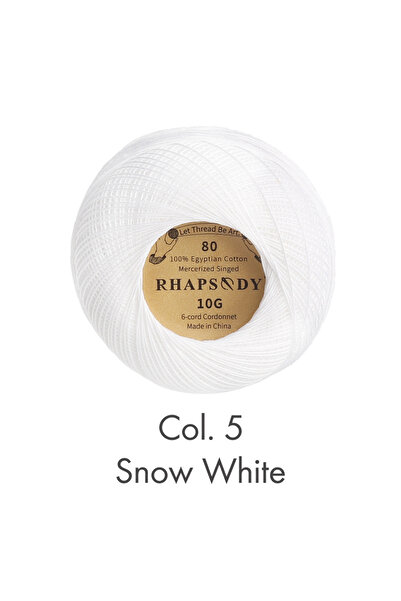 Choice مقاس 80، 5 ألوان، رابسودي، جودة ممتازة، مقاس 80، تطريز كروشيه، خيط حيا...