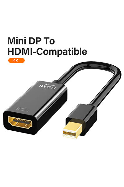 Choice 4K Mini DisplayPort to HDMI-compatible Adapter Cable Mini DP Male to HDTV Female Converter 4K/1080P