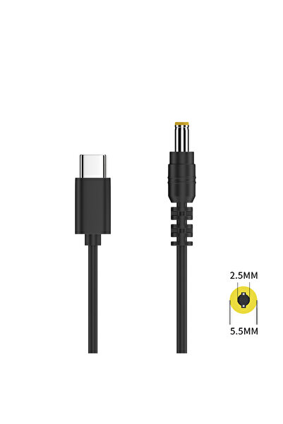 Choice 12V 5.5-2.5mm 9V 12V 15V DC Power Adapter Cable Type C to 5.5*2.5 5.5*2.1 3.5*1.35mm Dc Power Jack