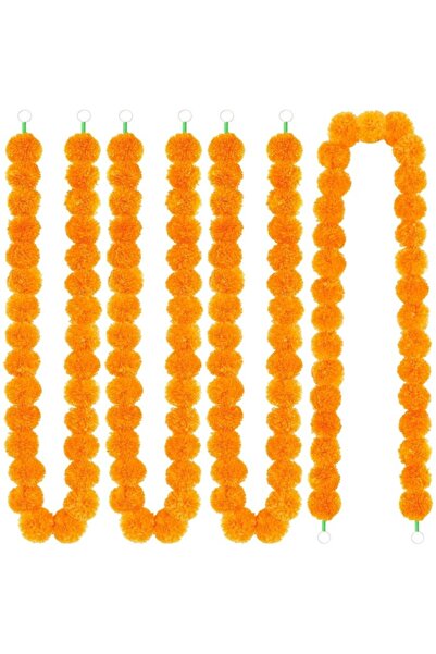 Choice قطعة واحدة من زهور الأقحوان البرتقالية بطول 1.5 متر، زينة عيد الميلاد المنزلية، ديكور الطاولة، حفلات الزفاف، زهور صناعية