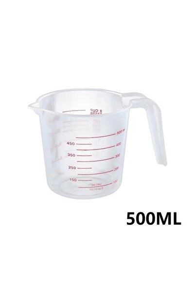 Choice (2)-1PCS 250/500/1000ML Easuring Cup Silicone Measuring Cups and Spoons Plastic Jug Digital Kitchen