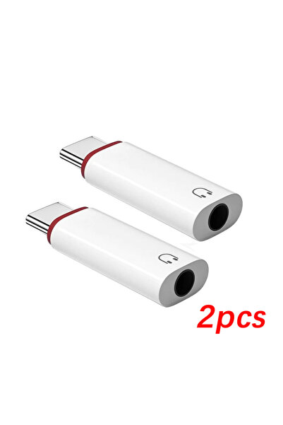 Choice 2 قطعة NNBILI 1-2 قطعة 3.5 مم أنثى إلى USBC ذكر محول لمحول سماعة الرأس...