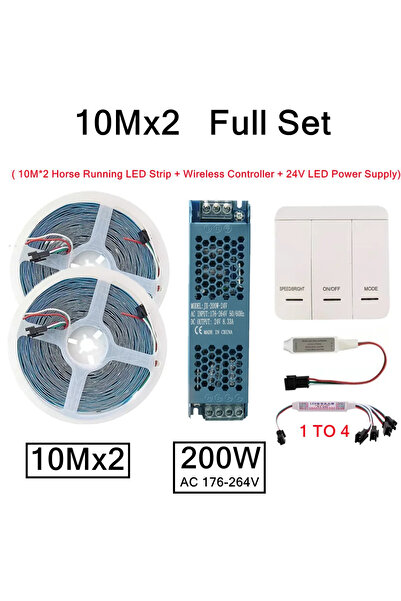 Choice شريط إضاءة LED أبيض بارد - 6000 كلفن 10 أمتار، مجموعة 5 أمتار و10 أمتا...