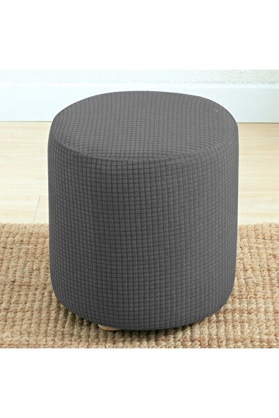 Choice 1 قطعة رمادية 1 قطعة غطاء مسند قدم دائري الشكل غطاء مقعد يغطي وسادة ال...