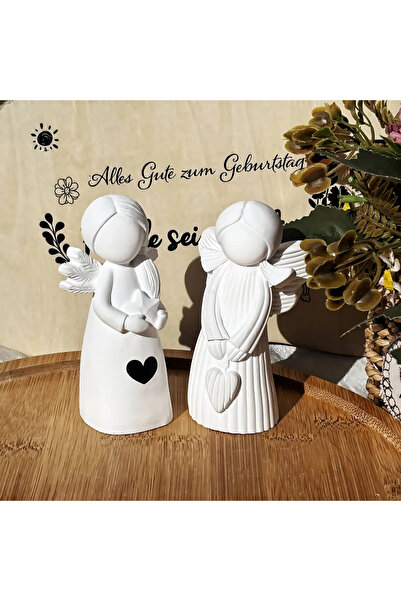 Choice 2pcs Angel Silicone Moulds Resin Moulds Handmade Angel Silicone Moulds with Heart Designs - Angel...