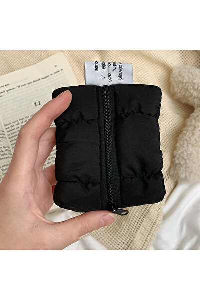 Choice محفظة نسائية سوداء مقاس 12×9 سم، محفظة صغيرة لطيفة متعددة الوظائف، حقي...