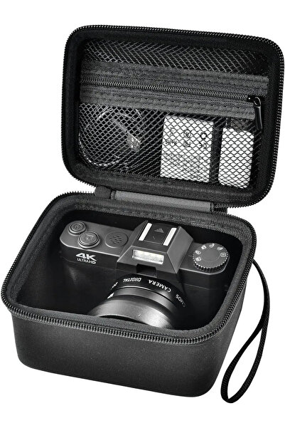 Choice حافظة كاميرا فيديو سوداء متوافقة مع دولوفولو/فيجيانجير/جي جي آي بي إل/...