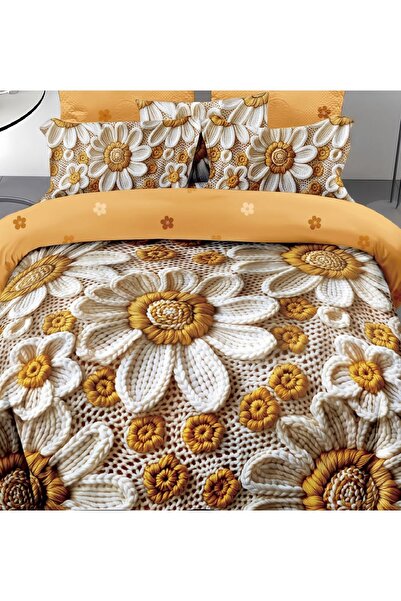 CHIRASO CHIRASO Bedding, Finet 5D Identical to the picture, ELASTIC Sheet 180x200+25cm, Duvet Cover, 2 Pillowcases