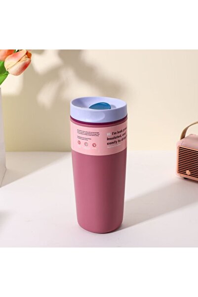 Choice كوب قهوة بني مقاس واحد، 600 مل، 20 أونصة، معزول من الفولاذ المقاوم للص...