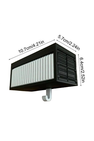 Choice حامل مفاتيح سيارة أسود بدون طراز مرآب مع باب قابل للفتح على الحائط حام...