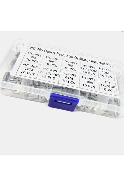 Choice 10Values HC-49S Quartz Resonator DIP Crystal Oscillator Kit 4MHz 6MHz ...