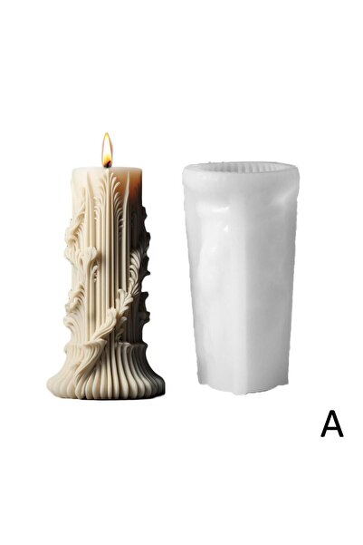 Choice One Size A 5 Styles Roman Column Candle Mold DIY Handmade Aromatherapy...