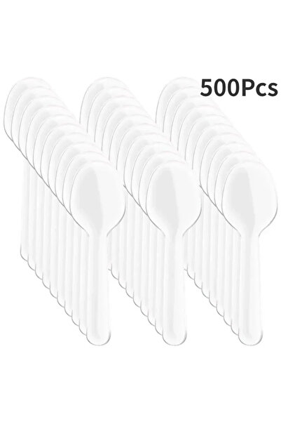 Choice 500PC Mini Ice Cream Spoon Disposable Dessert Spoons Wedding Party Tableware Kitchen Accessories Too