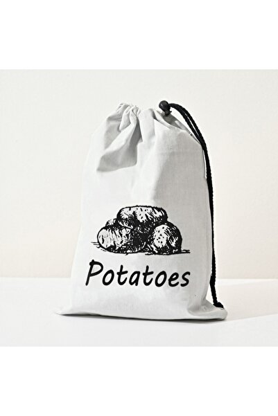 Choice 35x26x1cm Potatoes Garlic Onion Fruit Drawstring Bags with Releasing Buckle Zipper for Kitchen Veget