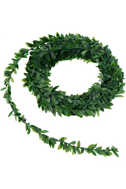 Choice قطعة واحدة من إكليل اللبلاب الاصطناعي الأخضر بطول 7.5 متر، أوراق نباتي...