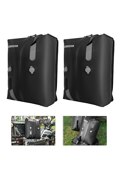 Choice قطعتان من أكياس الضغط الفراغية SOYAVISION 45CM باللون الأسود توفر المس...