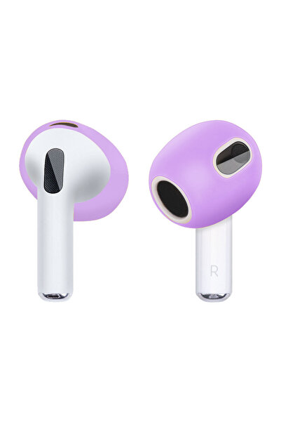 Choice وسادات أذن من السيليكون بلون بنفسجي فاتح لسماعات Airpods 3 اللاسلكية و...