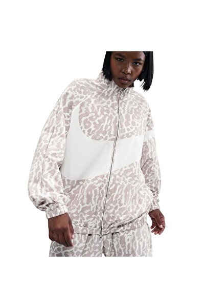 Nike Women's jacket sportswear leopard print waterproof casual jacket ib7263-009