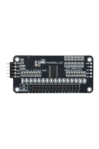 Choice1 وحدة لحام الإبرة PCA9685 وحدة لوحة تشغيل LED ذات 16 قناة وحدة وحدة تح...