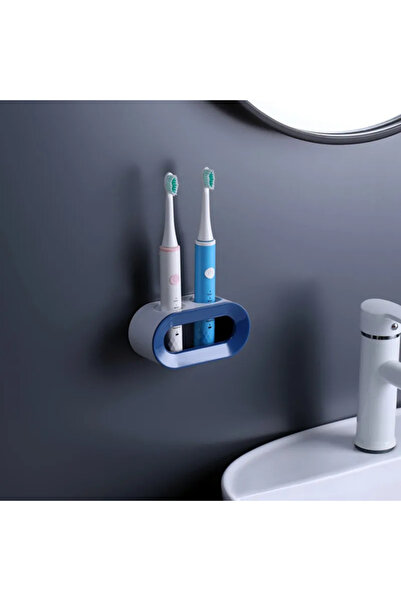 Choice رف تخزين فرشاة الأسنان غير المثقب المثبت على الحائط، قطعة واحدة باللون...