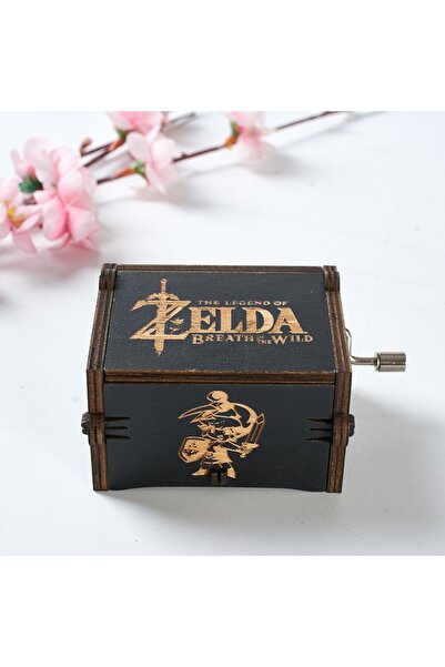 Choice 1 صندوق موسيقى خشبي يعمل يدويًا، Sky City، منحوت بشكل رائع مع العديد م...