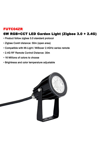 Choice FUTC04ZR Miboxer AC110V-220V Zigbee 3.0+2.4GHzRF Smart Tuya Outdoor Waterproof 6W 9W 15W 25W RGB+CCT