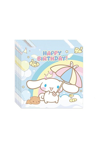 Miniso 20pcs napkins Cinnamoroll Birthday party tableware disposable banner c...