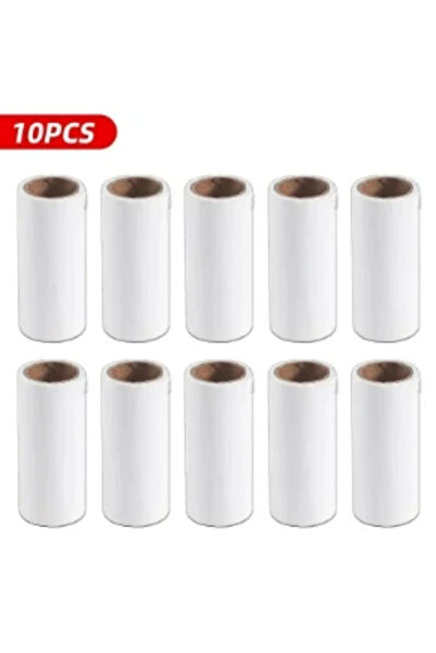 choice2 بكرة صغيرة محمولة لإزالة الوبر من 10 دلاء مع غطاء ورق قابل للتمزيق لإ...